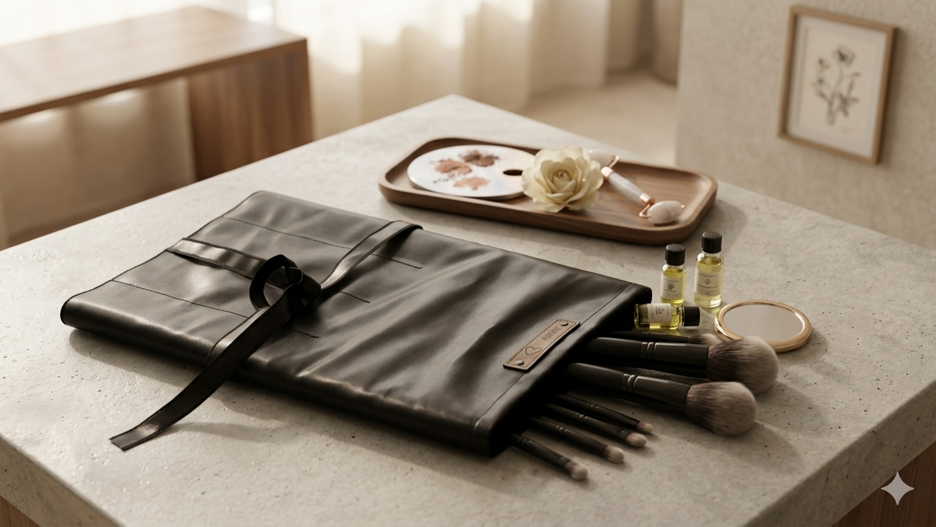 Trousse pour les pinceaux