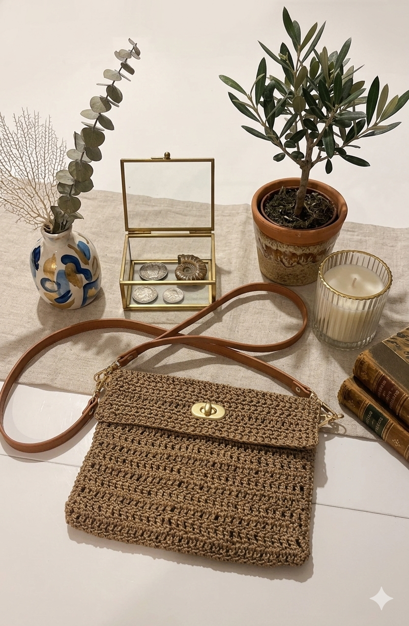 Sac à main fait au crochet